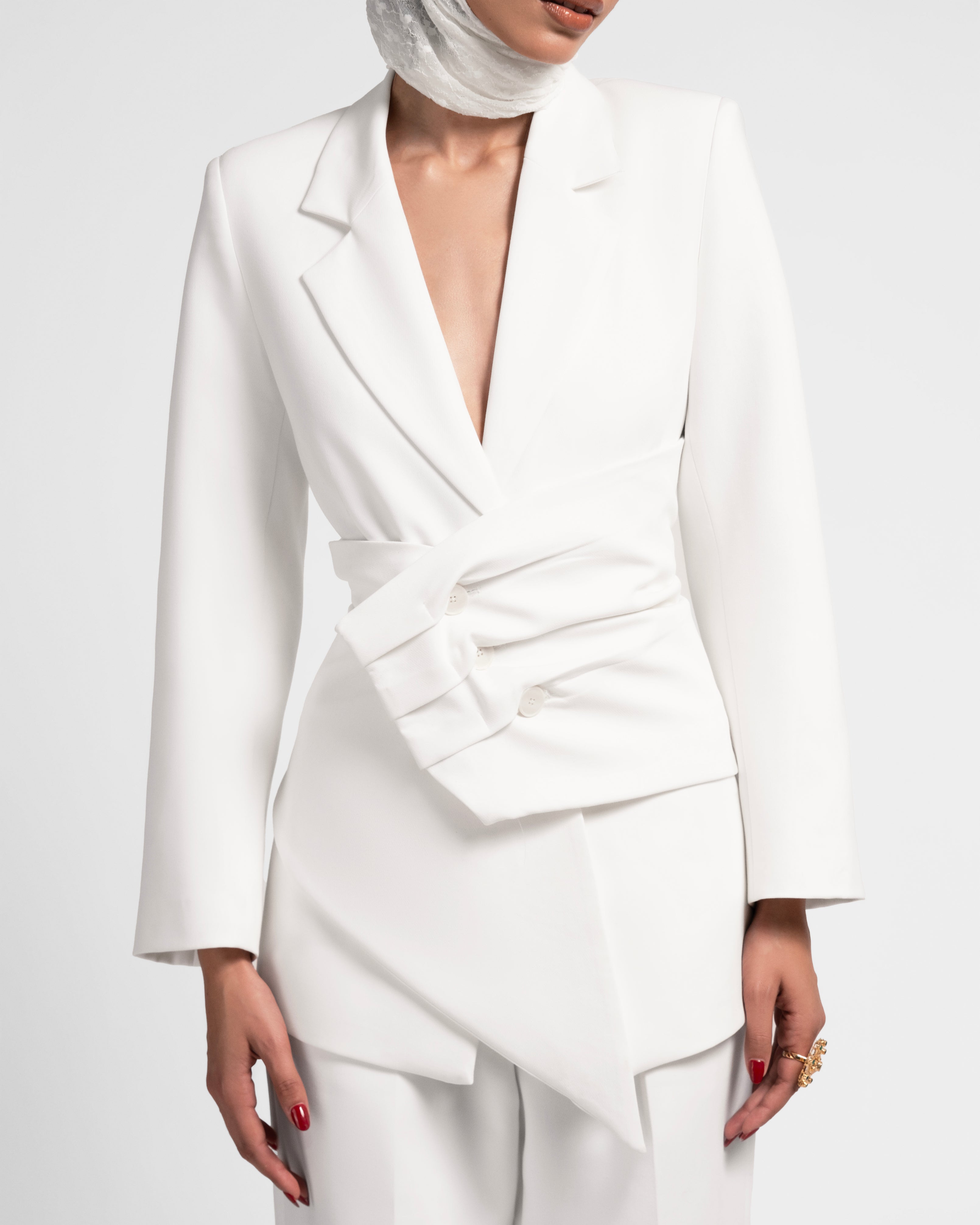 White empress suit