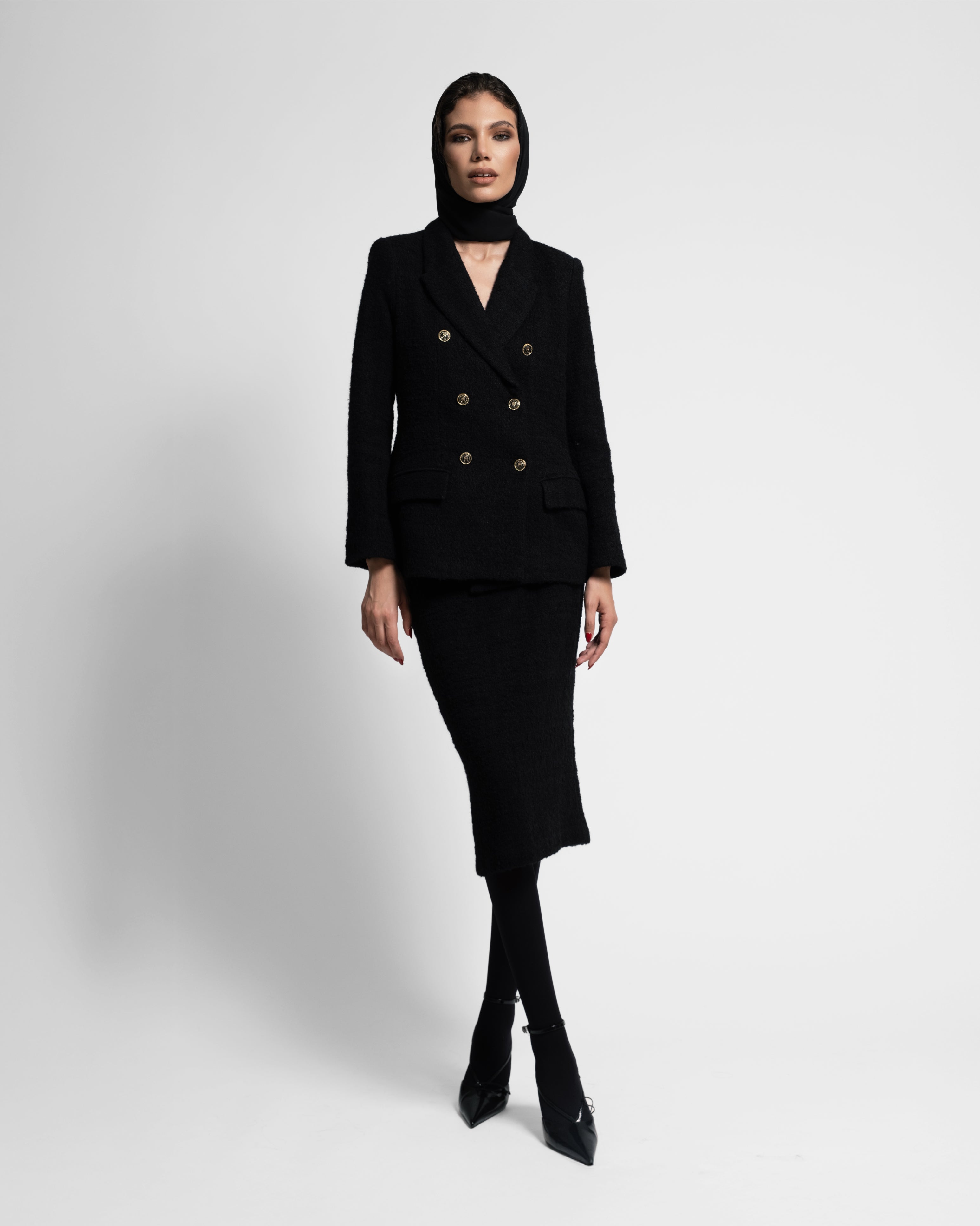 CLASSIC BLACK & TWEED SET