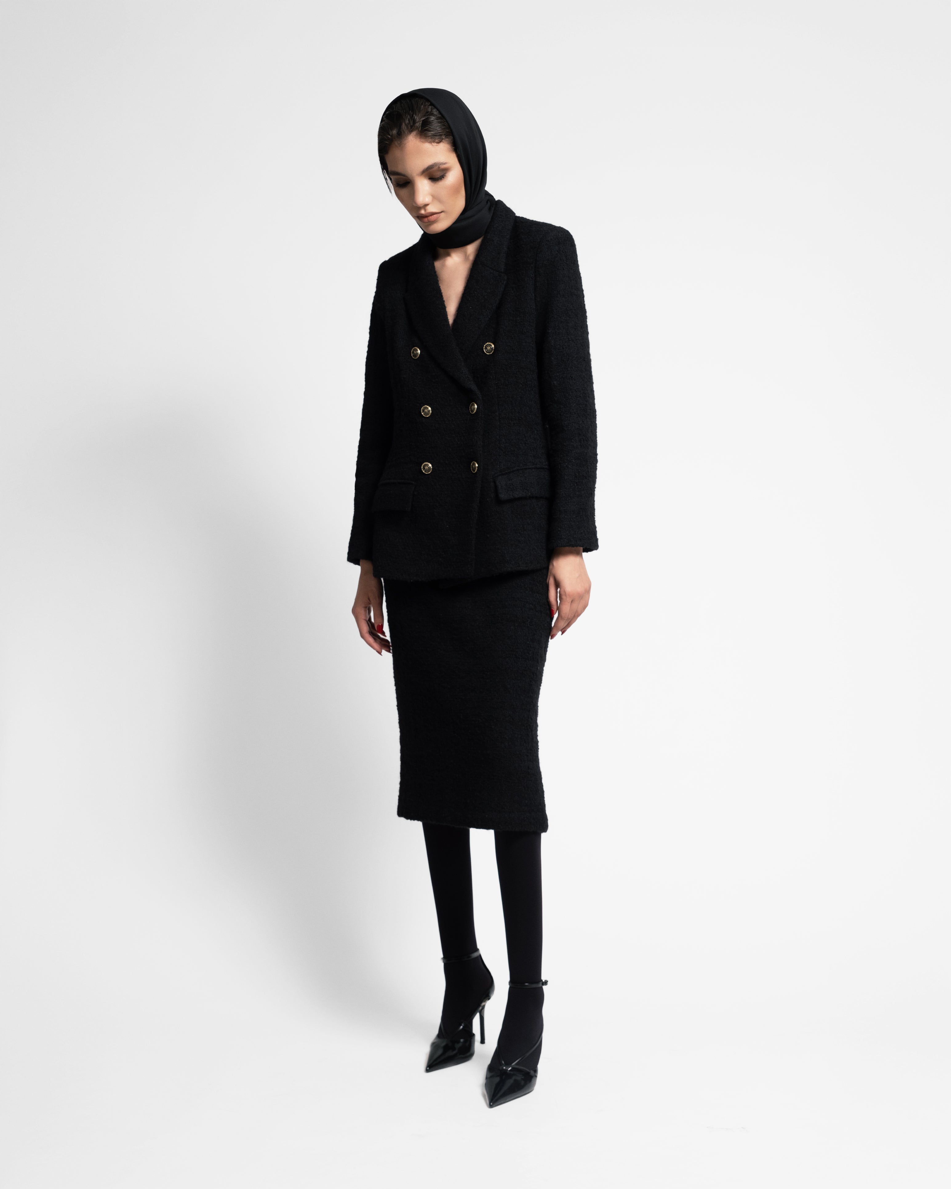 CLASSIC BLACK & TWEED SET