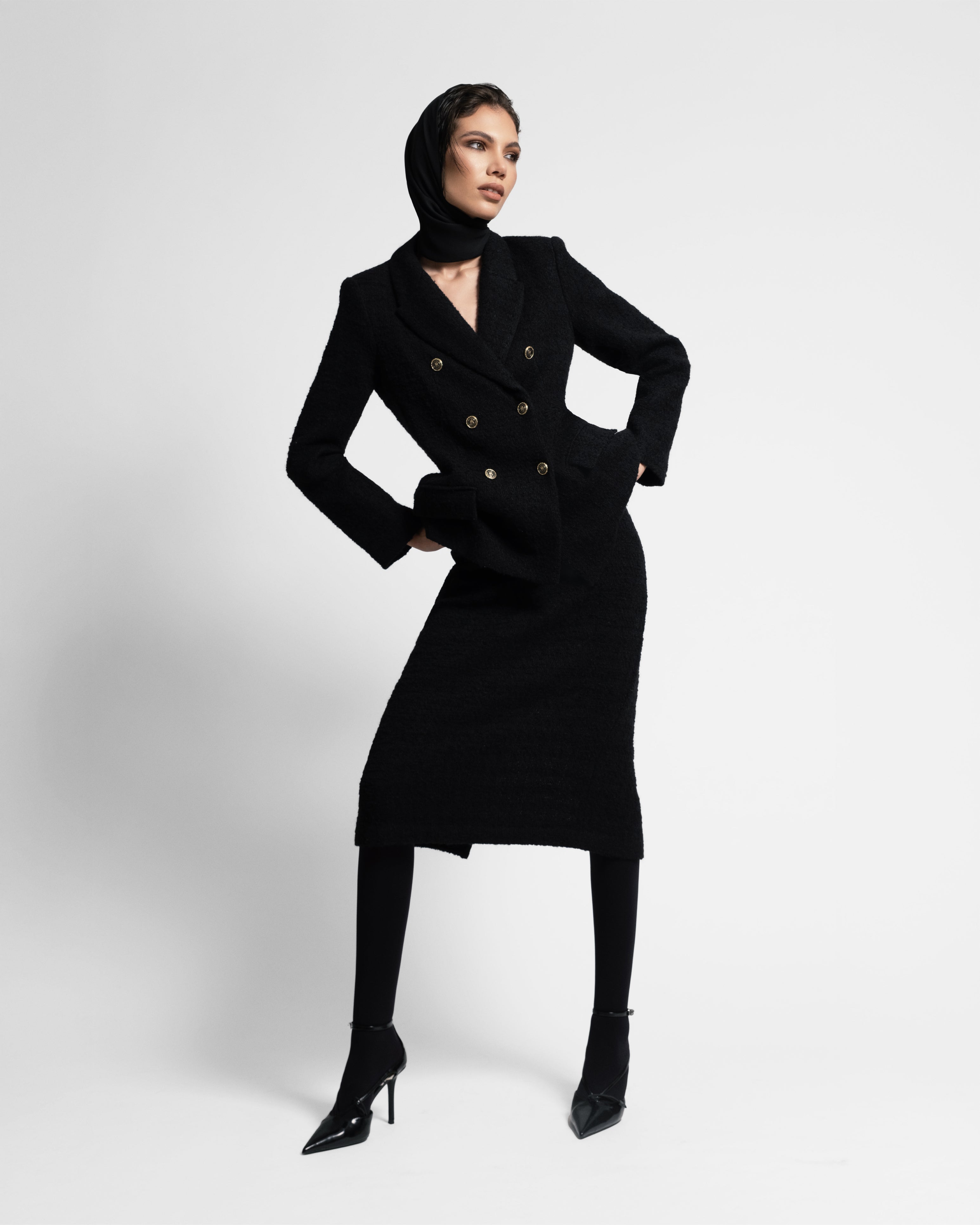 CLASSIC BLACK & TWEED SET