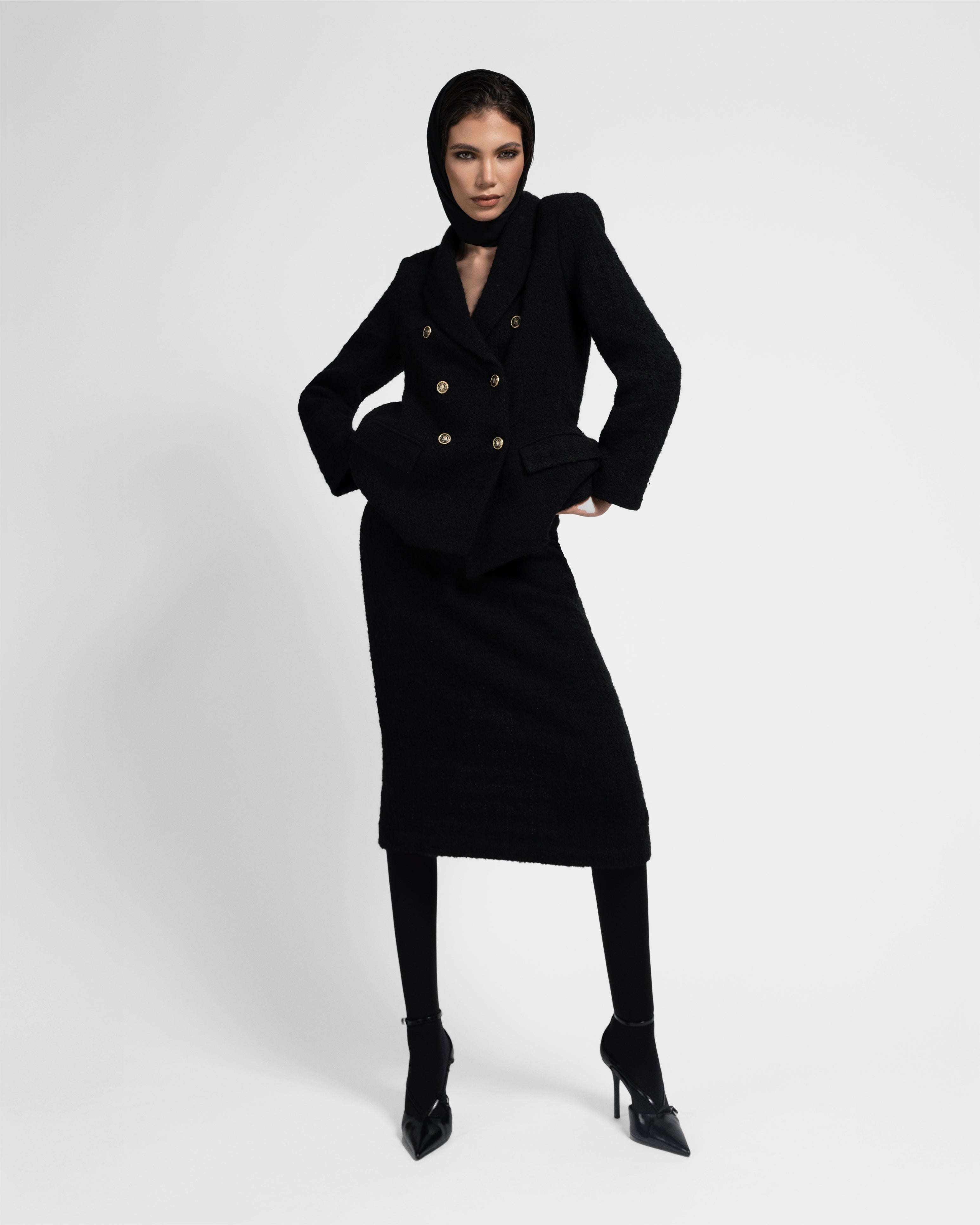 CLASSIC BLACK & TWEED SET