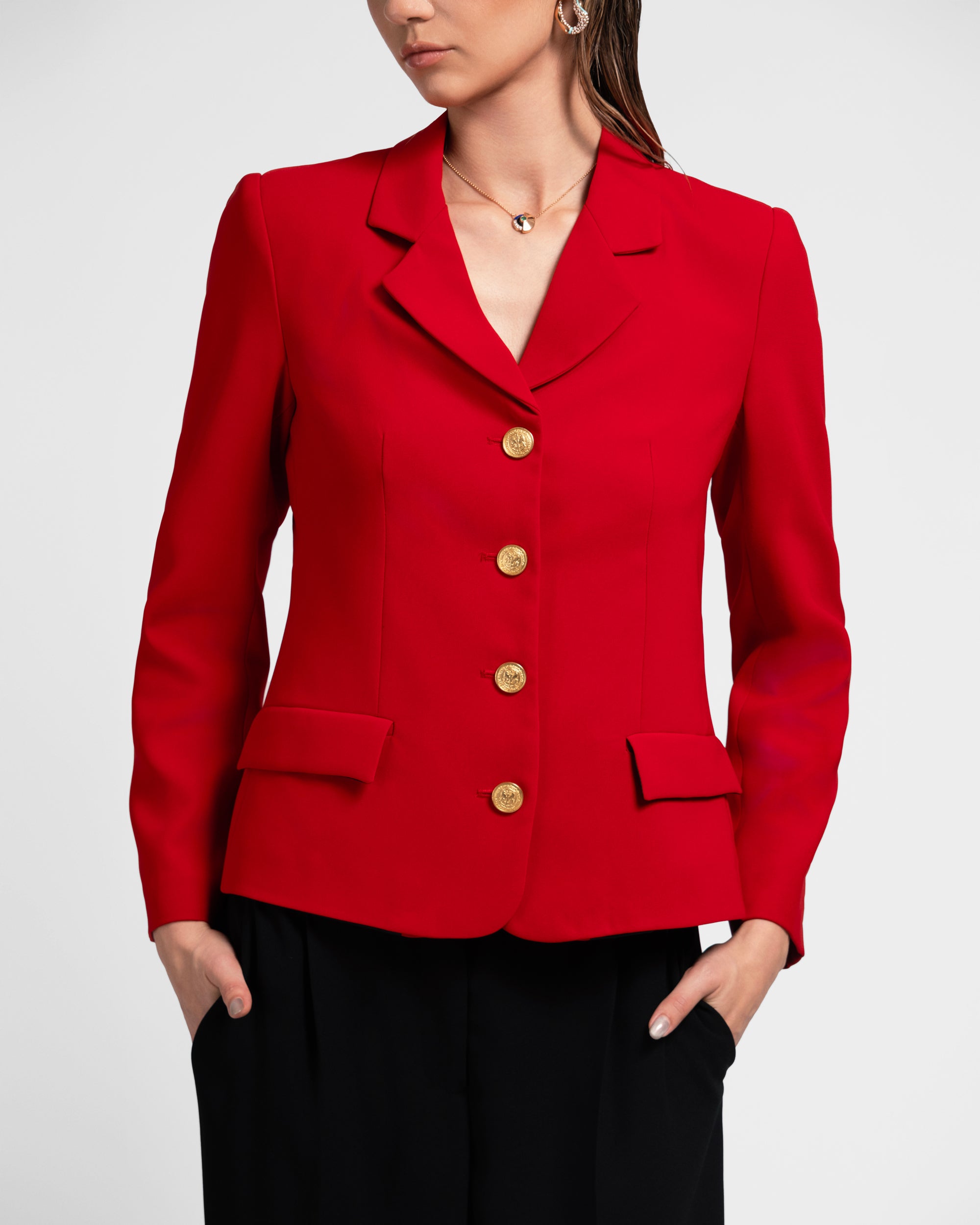 SCARLET STATEMENT BLAZER