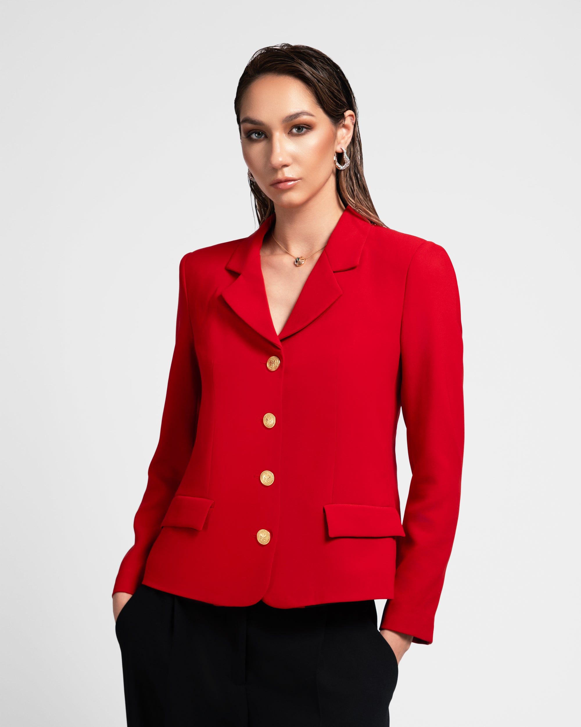 SCARLET STATEMENT BLAZER
