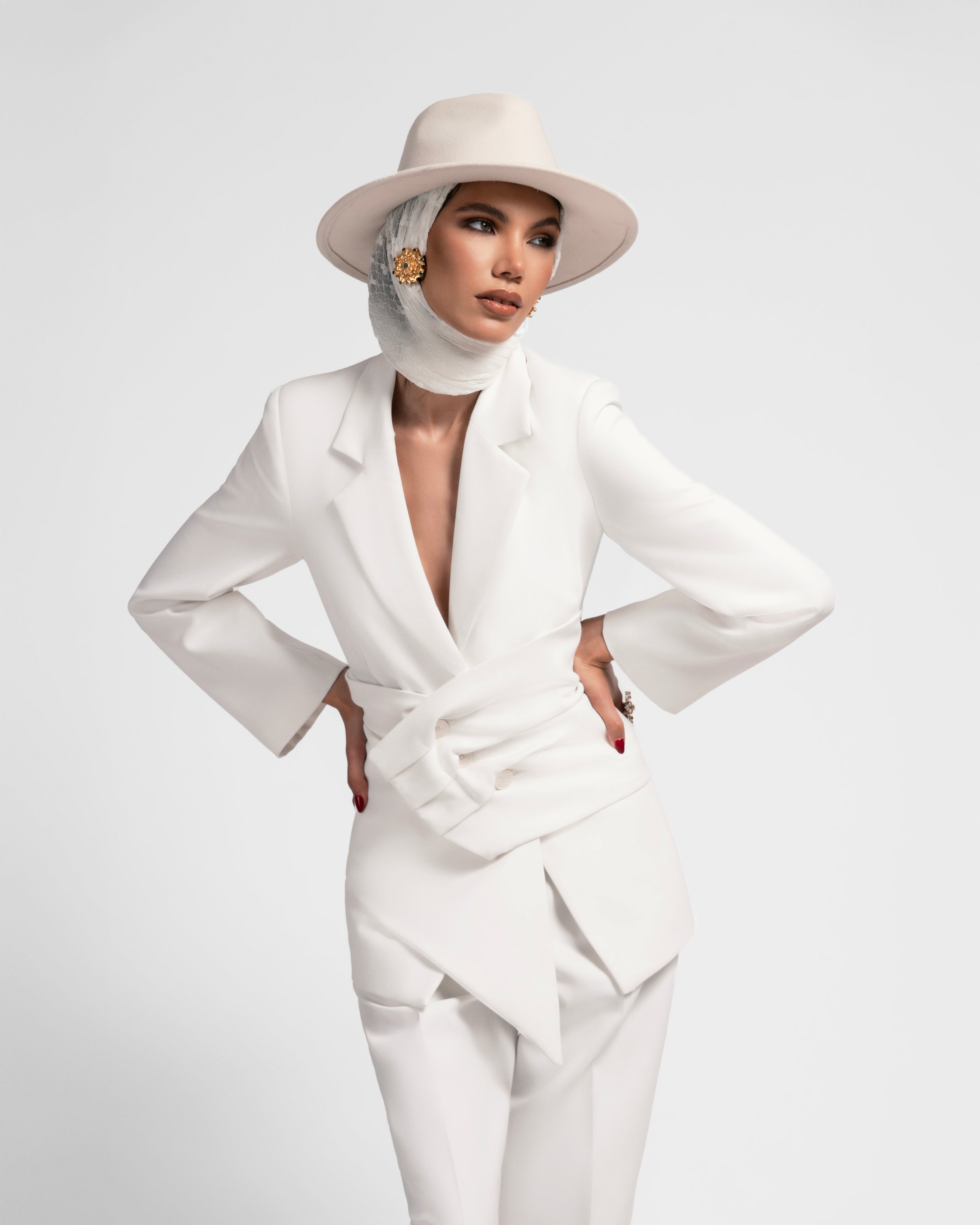 White empress suit