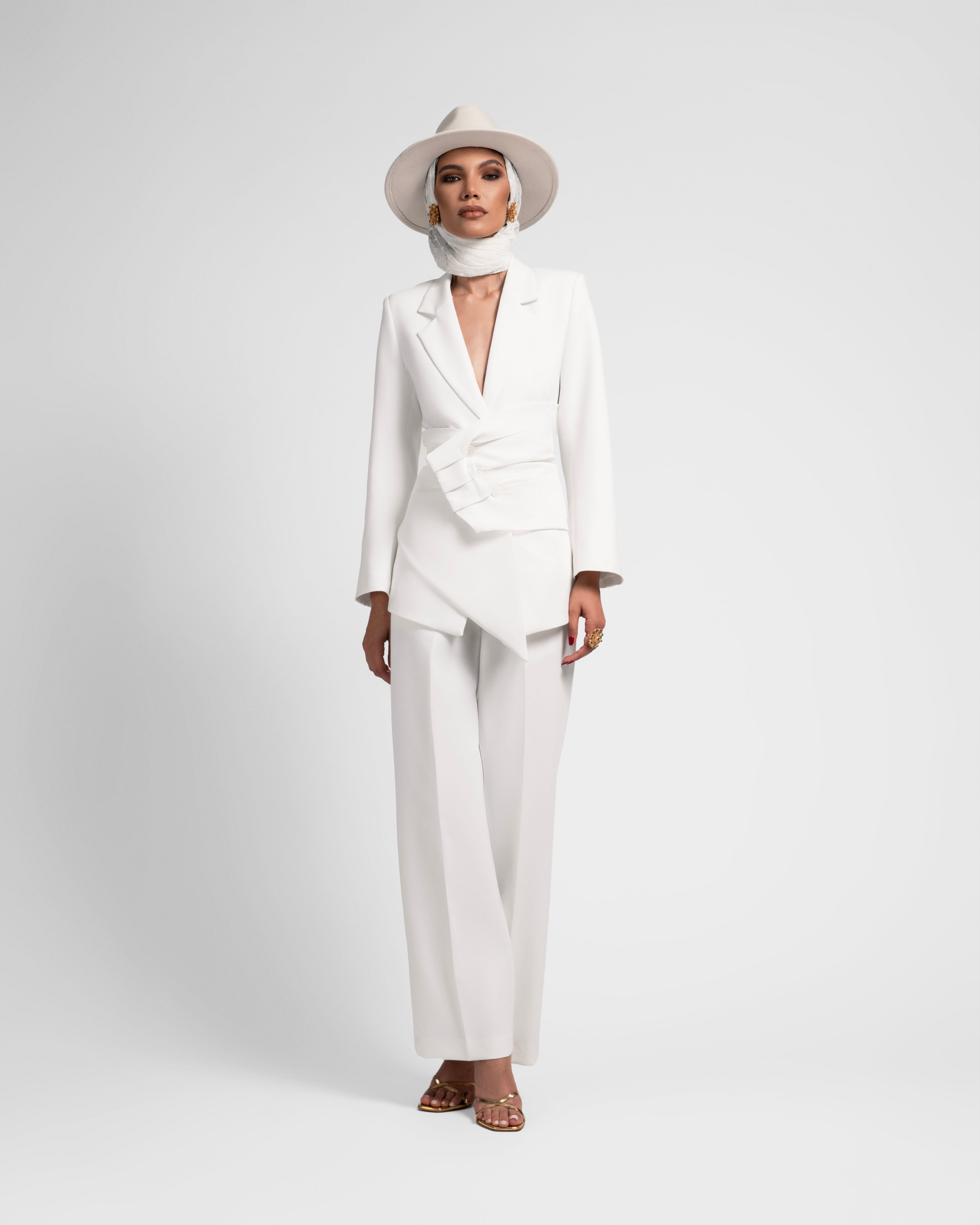 White empress suit