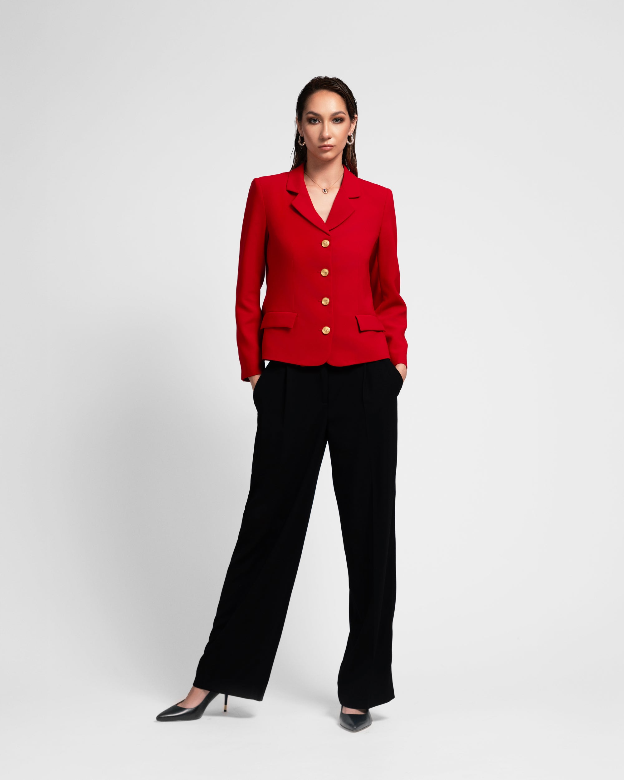 SCARLET STATEMENT BLAZER