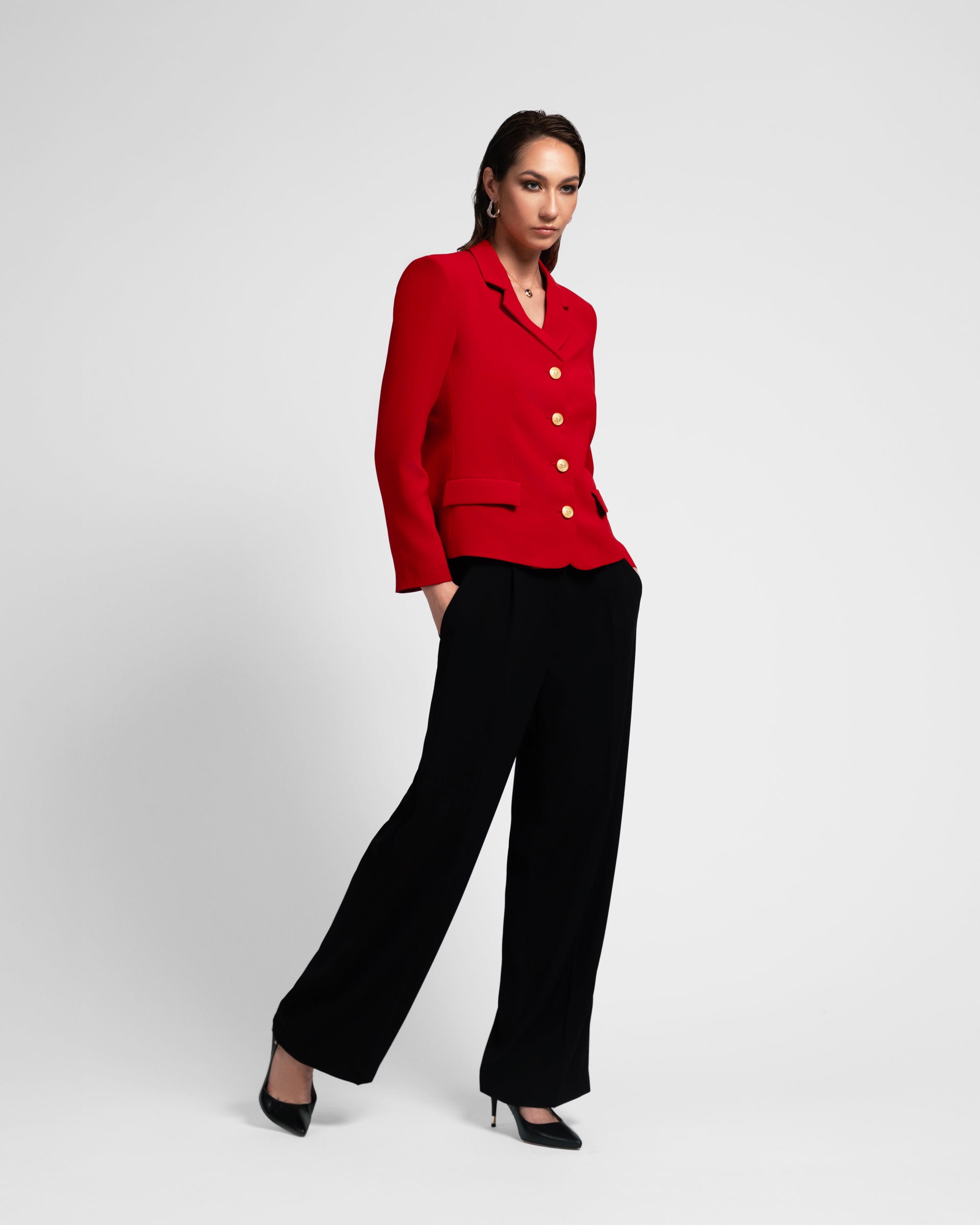 SCARLET STATEMENT BLAZER